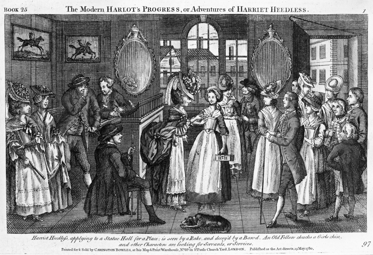 Plade 1 fra "The Modern Harlot