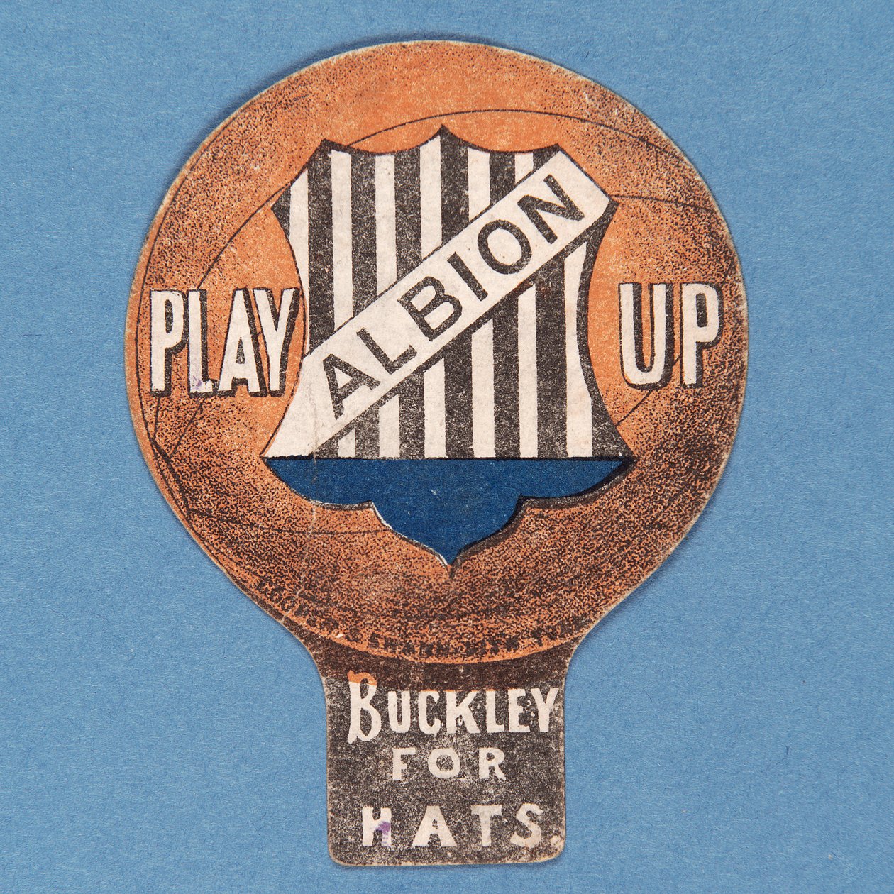 Spil Up Albion, Baines-kort i form af en fodbold, 1888-89 af English School