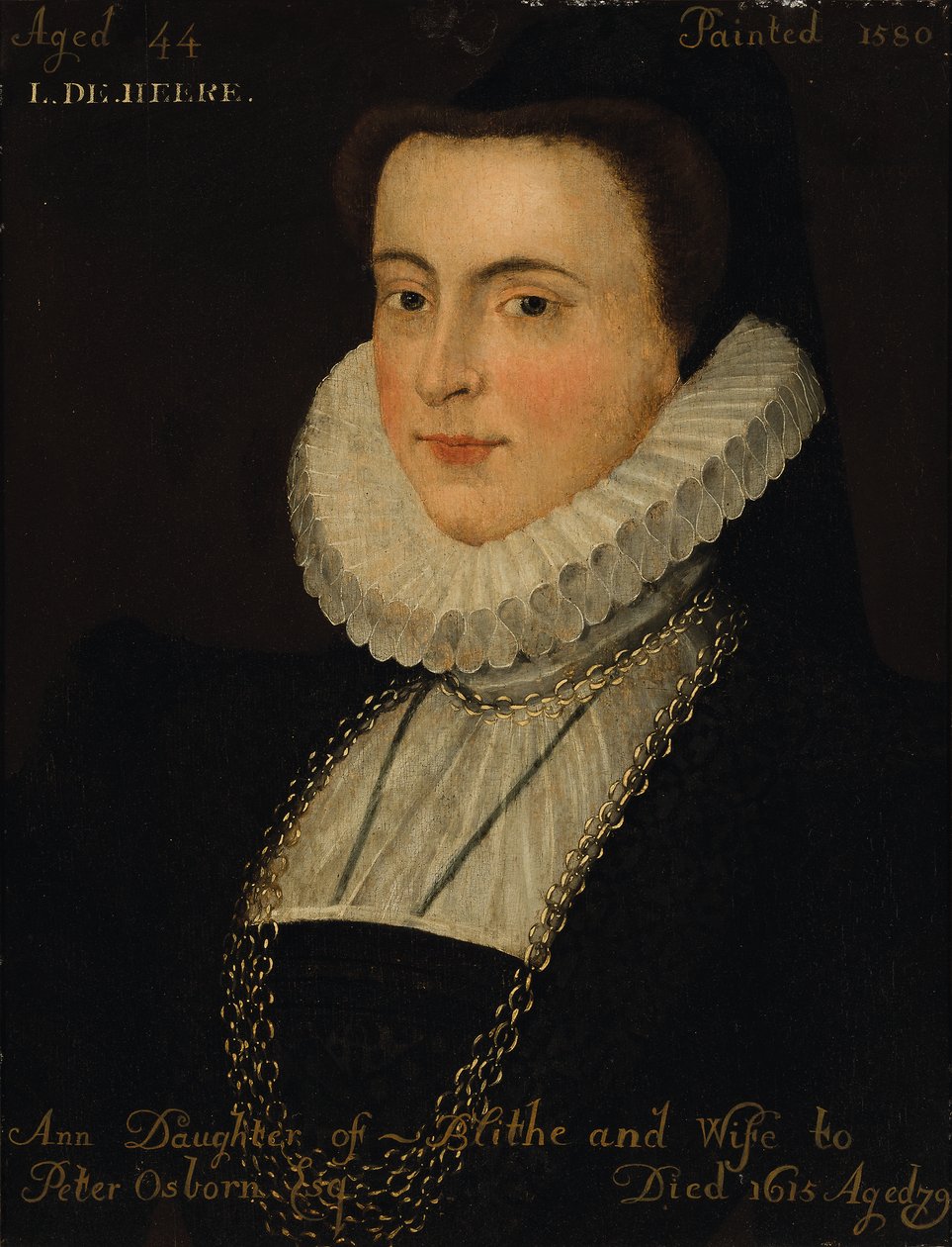 Portræt af Anne Blythe af English School