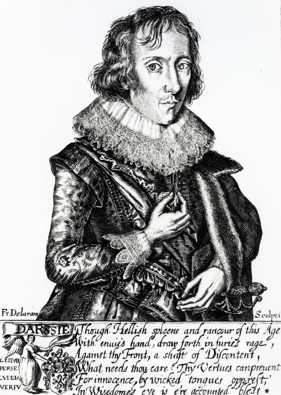 Portræt af Abraham Darssie af English School