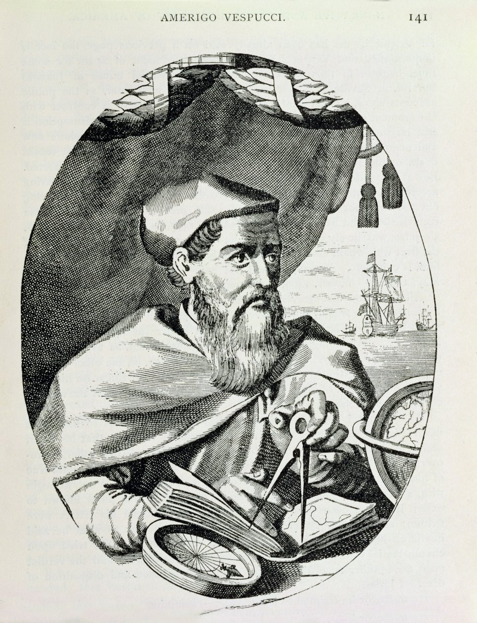 Portræt af Amerigo Vespucci (1454-1512) fra 