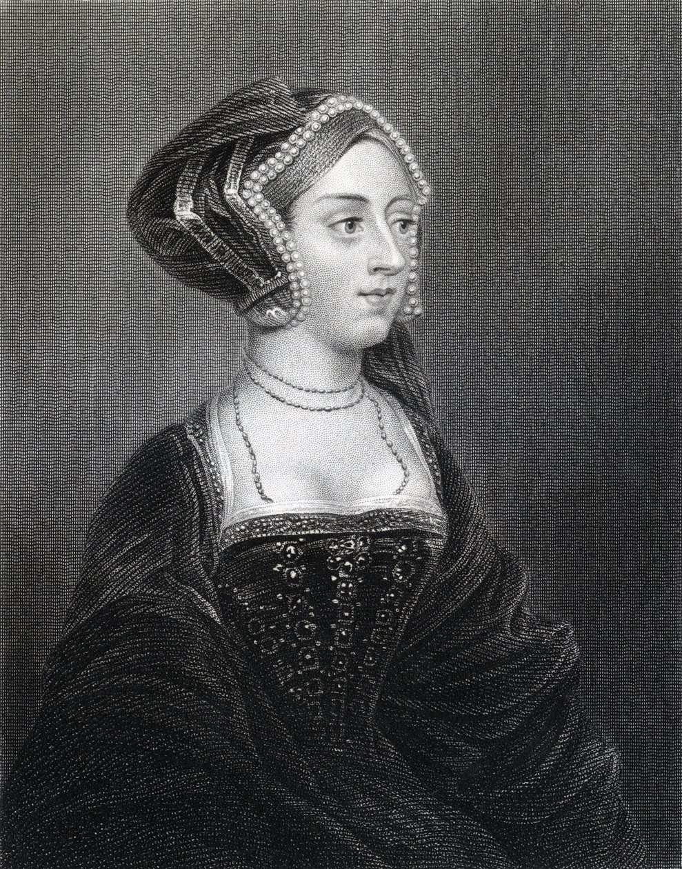 Portræt af Anne Boleyn (ca. 1507-36) fra 