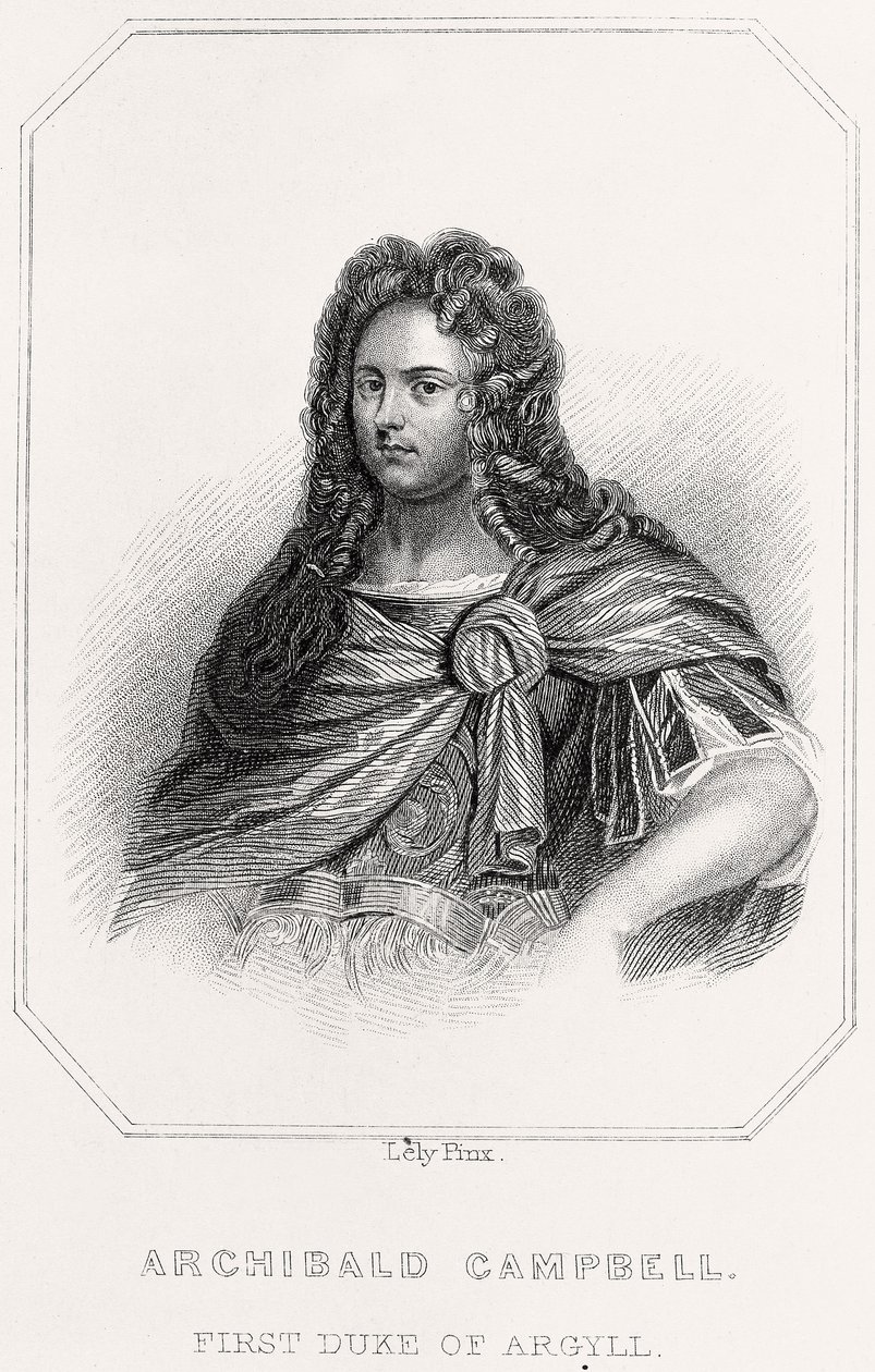 Portrait of Archibald Campbell, 1835dani af English School