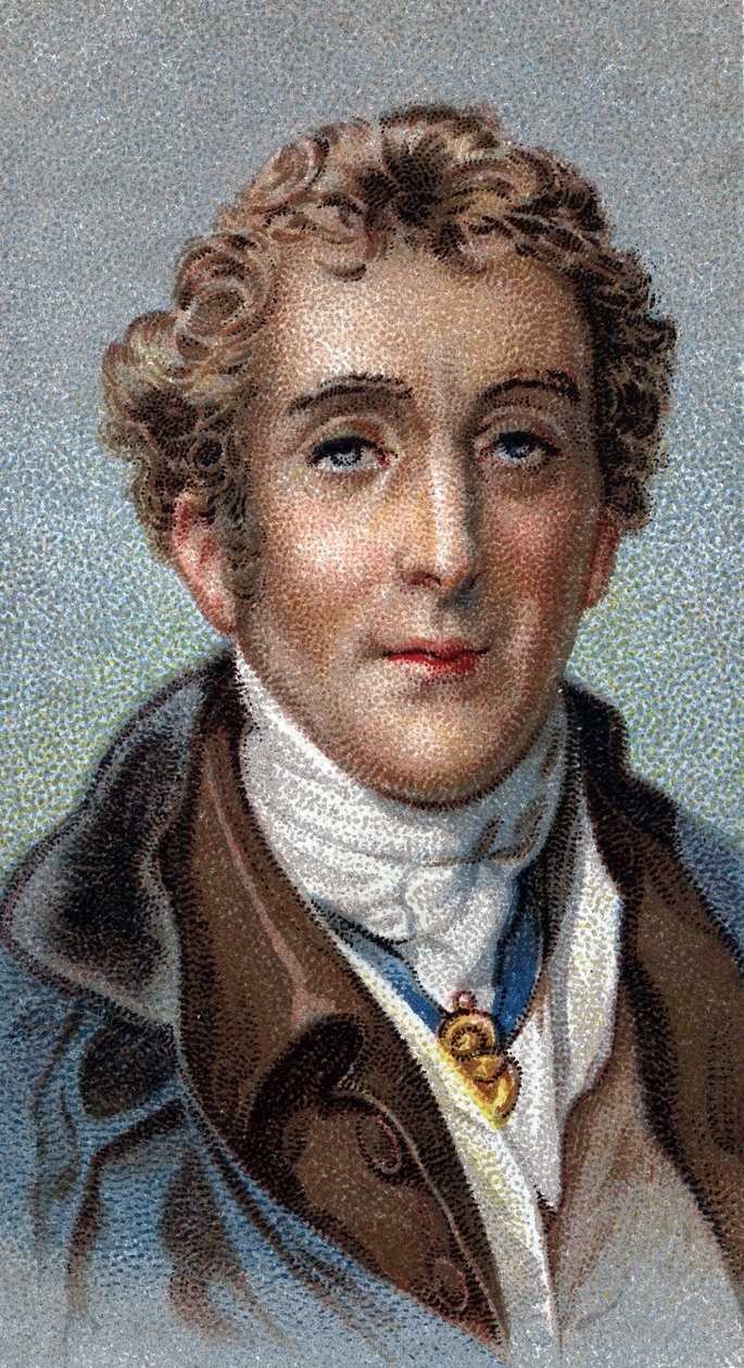 Portræt af Arthur Wellesley af English School