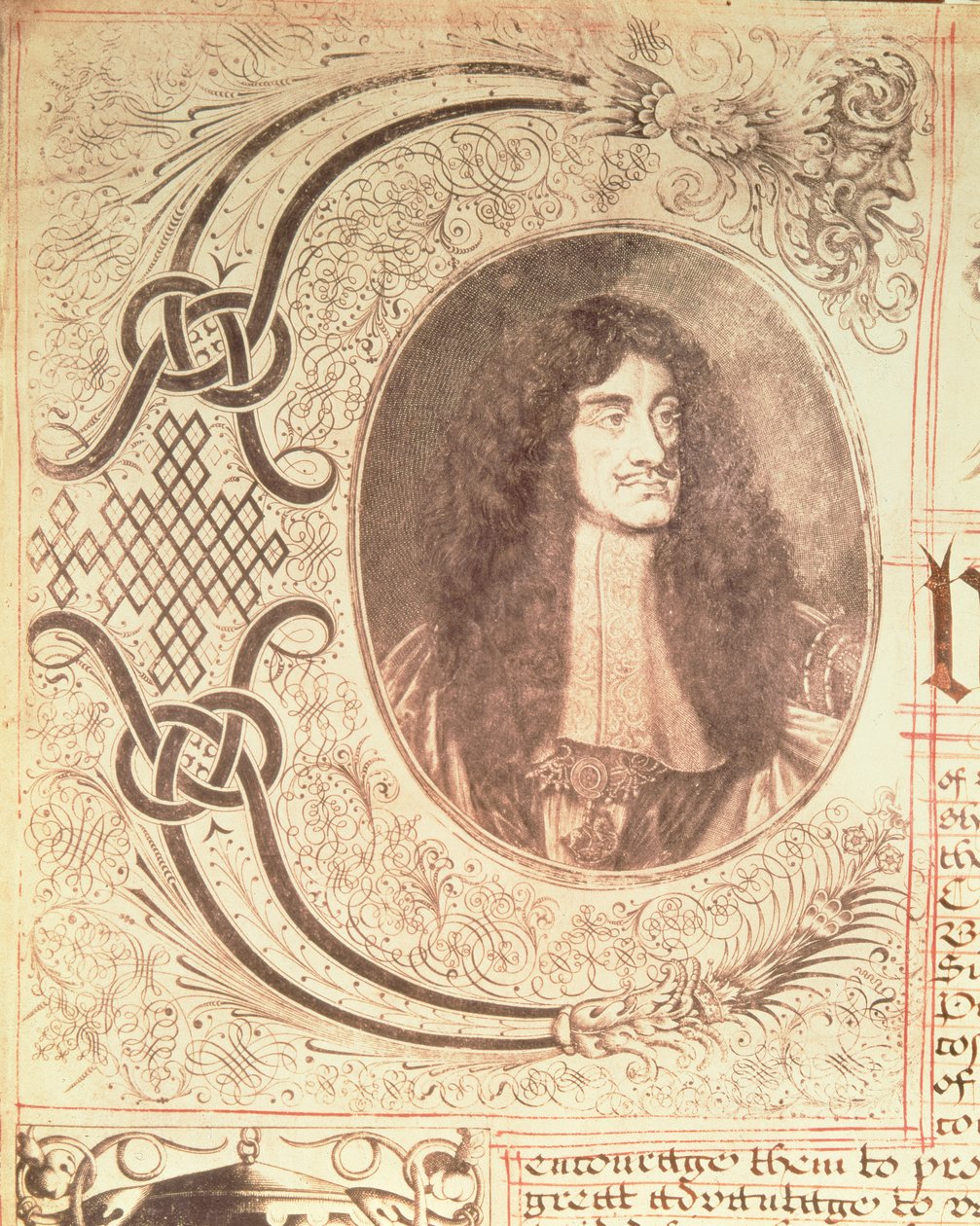 Portræt af Charles II fra Hudson