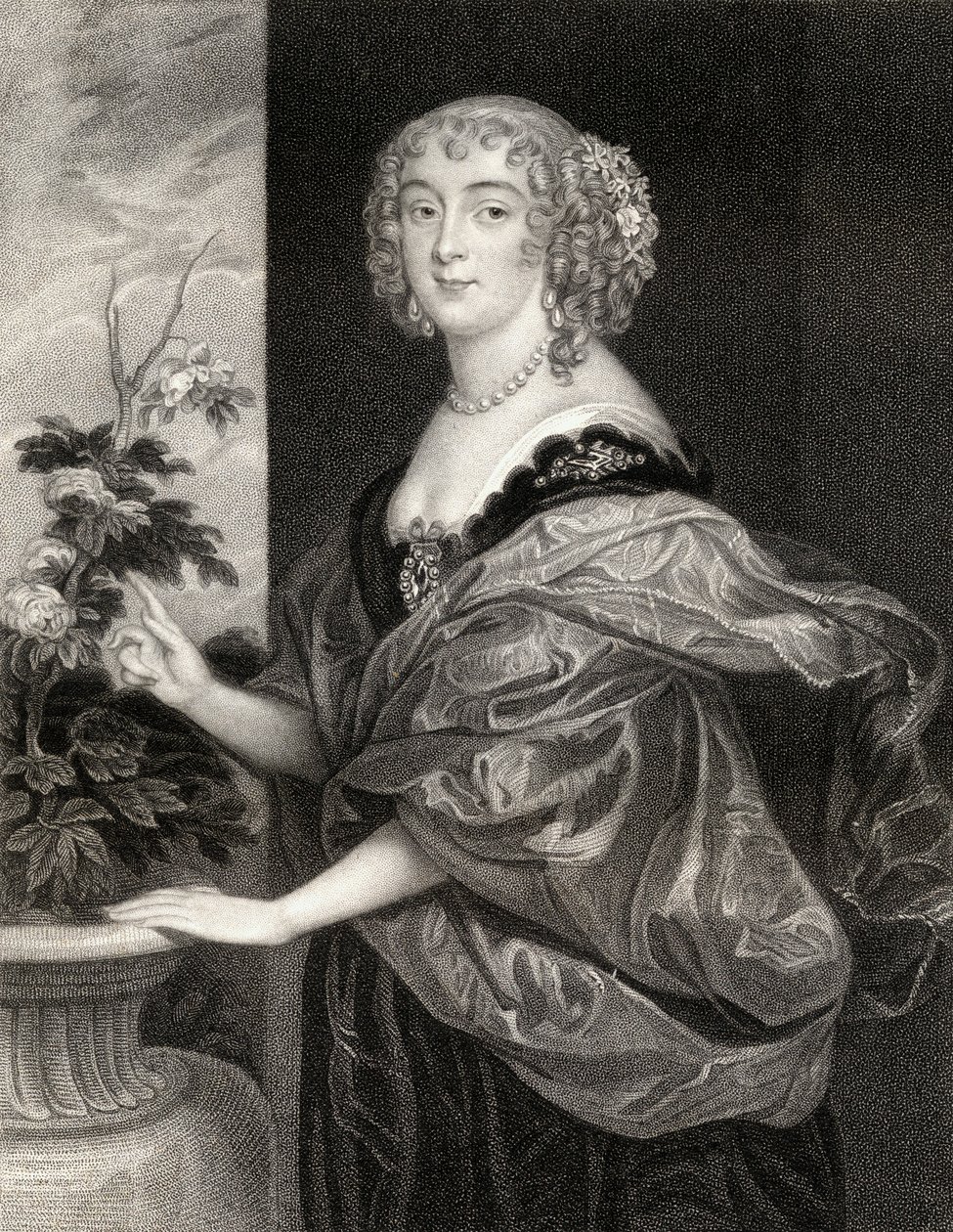 Portræt af Dorothy Sidney, grevinde af Sunderland, fra Lodges British Portraits, 1823 af English School