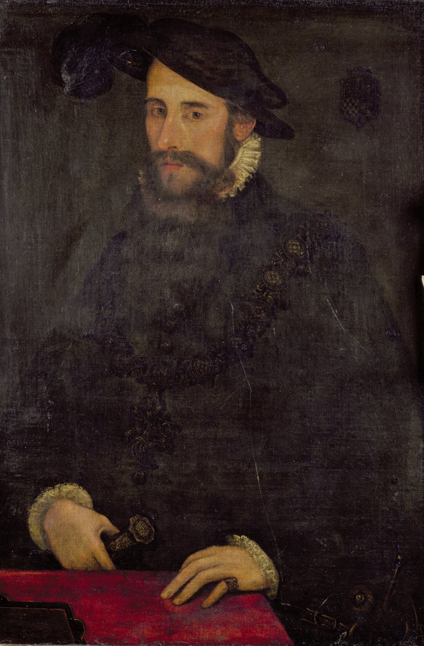 Portræt af Edward Seymour, hertug af Somerset og Lord Protector (ca. 1500-52) af English School