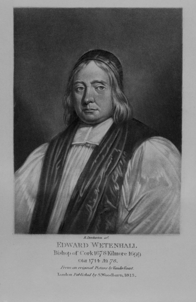 Portræt af Edward Wetenhall, fra 