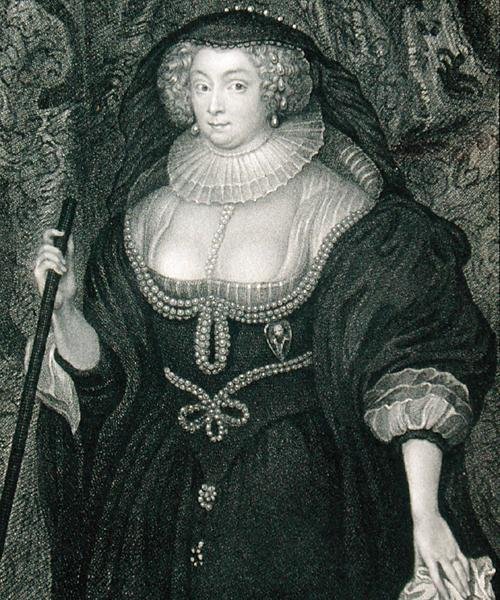 Portræt af Frances Howard (ca. 1578-1639) hertuginde af Richmond, fra 