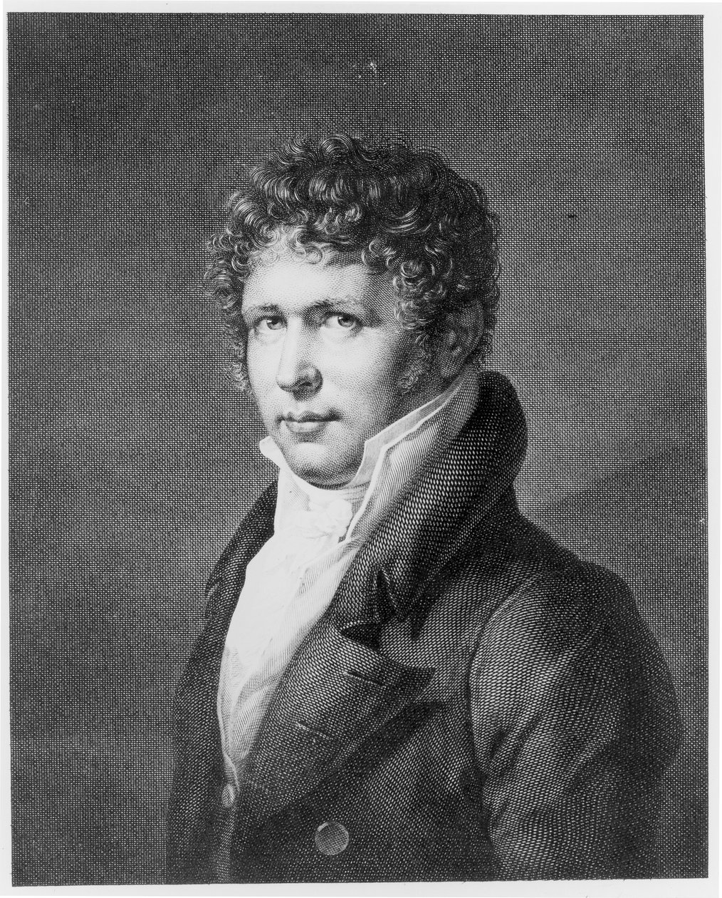 Portræt af Friedrich Heinrich Alexander, baron von Humboldt (1769-1859) af English School