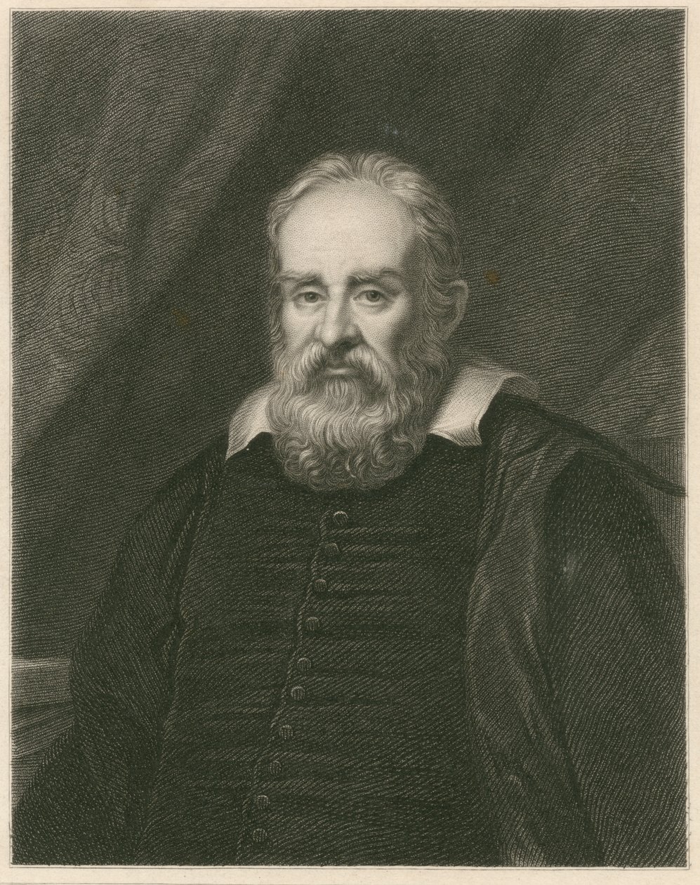 Galileo Galilein muotokuva af English School