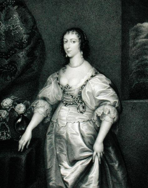 Portræt af Henrietta Maria (1609-69) fra 