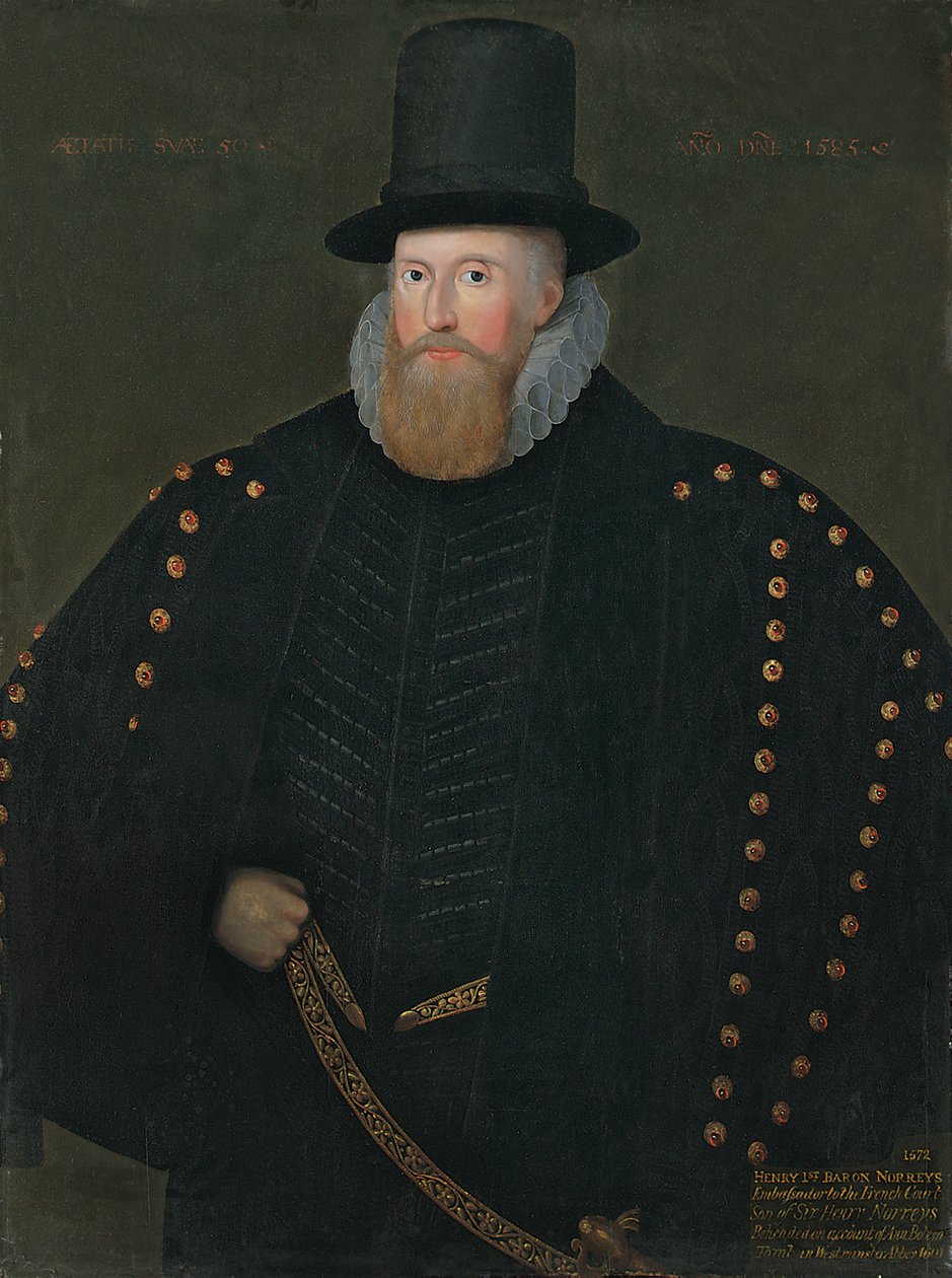 Portræt af Henry, 1. Baron Norris, af Rycote, 1585 af English School
