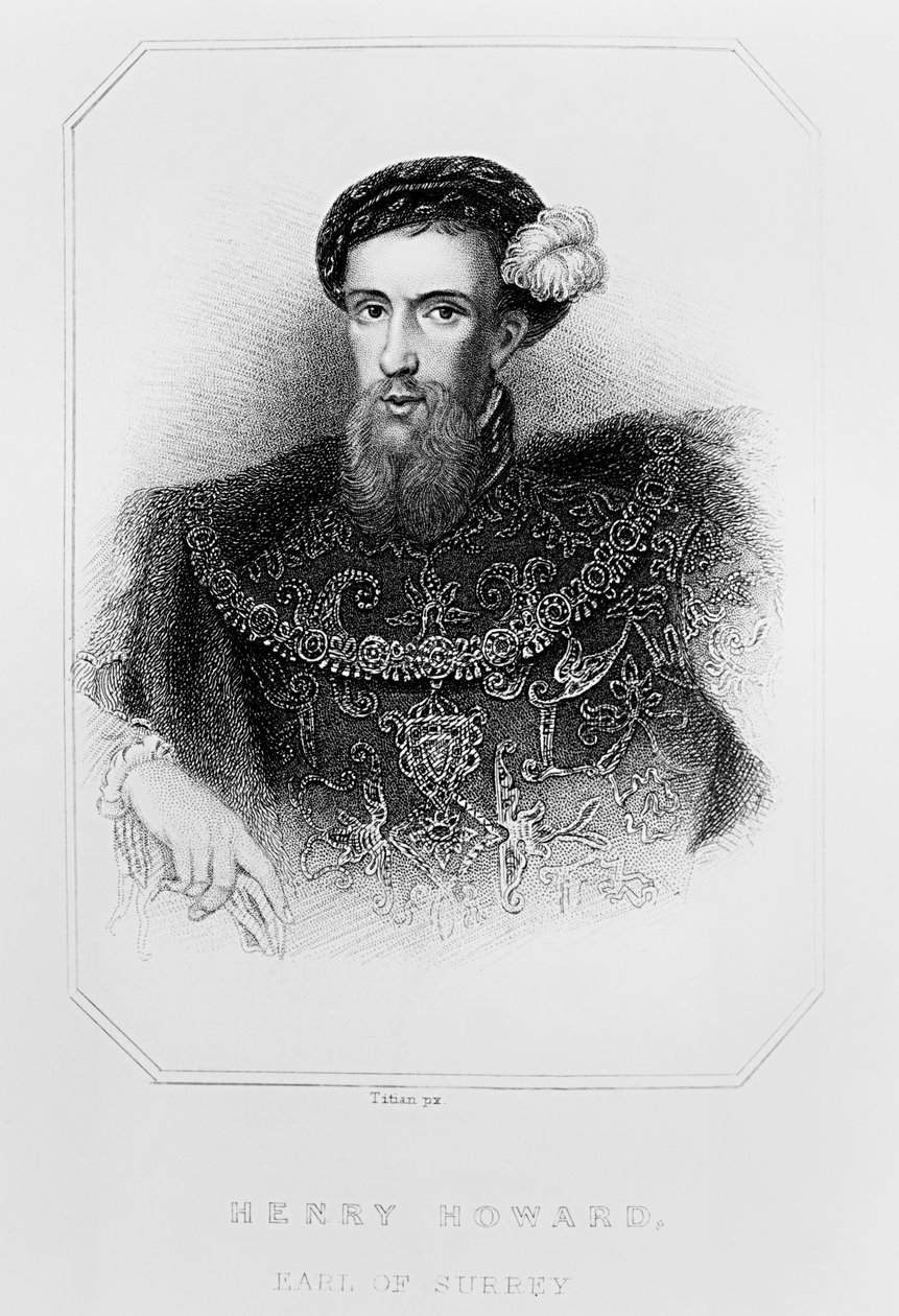 Portræt af Henry Howard (1517-47) Earl of Surrey, fra 