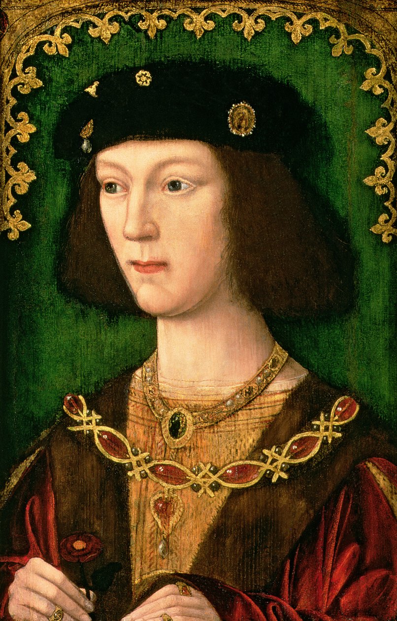 Portræt af Henrik VIII (1491-1547), ca. 1509 af English School