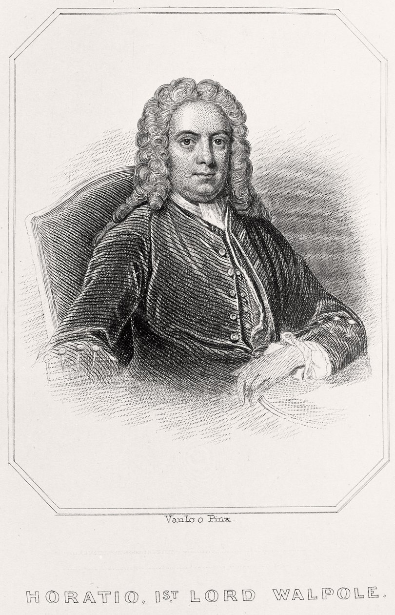 Portrait of Horatio, 1st Lord Walpole, 1835dani af English School