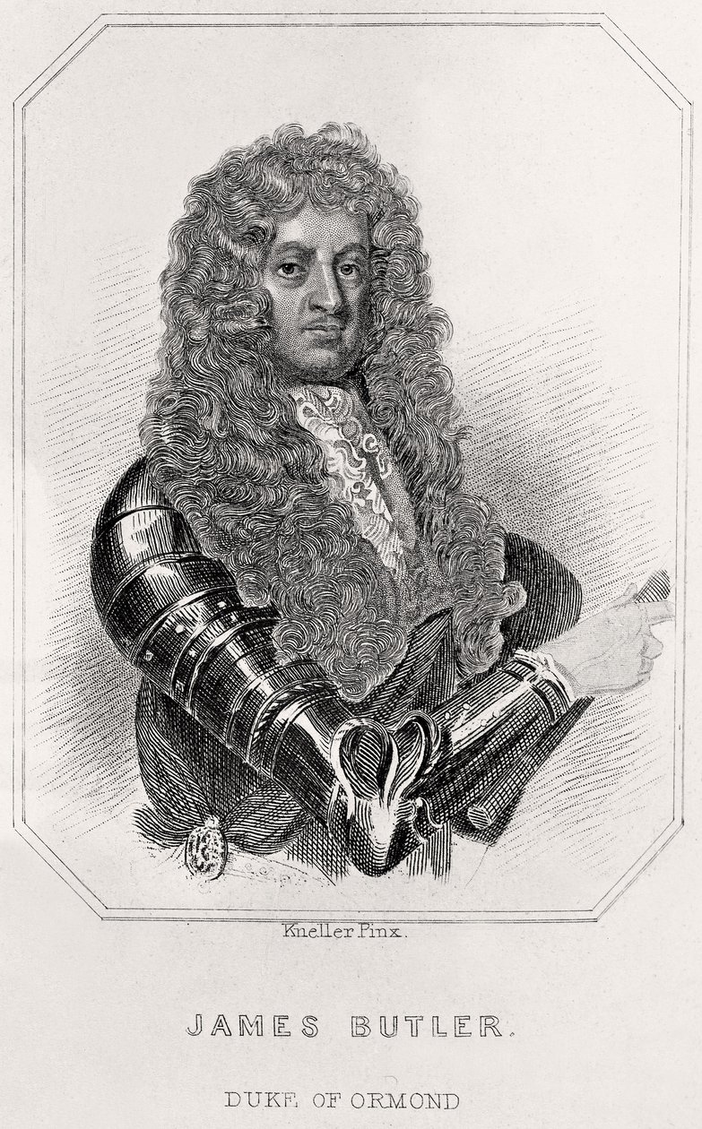Portræt af James Butler, anden hertug af Ormond, 1835 af English School