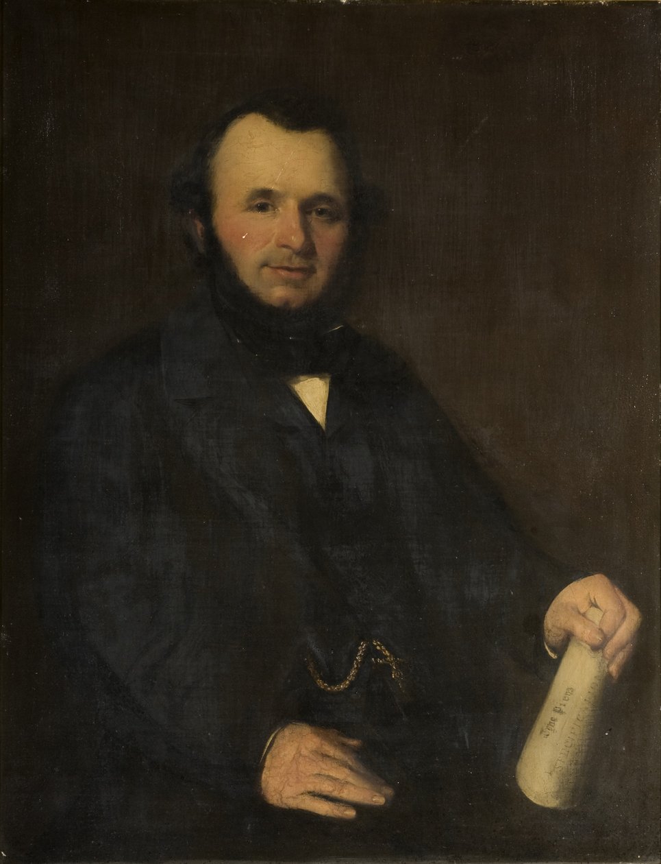 Portræt af James Cochran Stevenson af English School