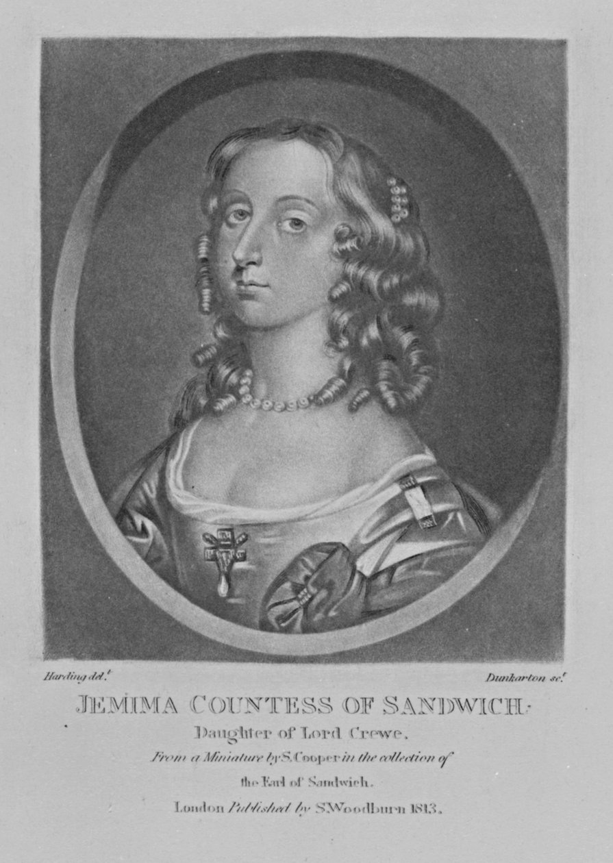 Portræt af Jemima grevinde af Sandwich, fra 
