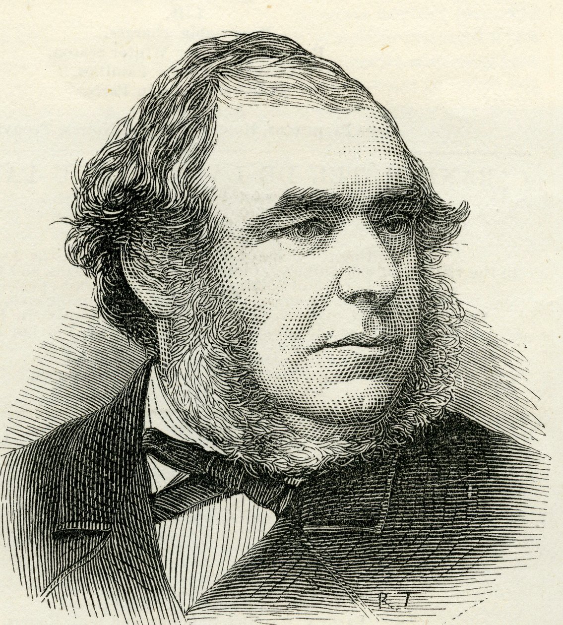Portræt af John Francis Ure, 1884 af English School
