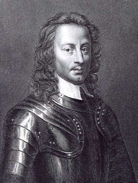 Portræt af John Hampden (1594-1643) (gravering) af English School