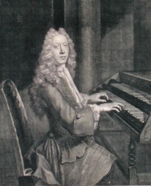 Portræt af John Robinson (1682-1762) graveret af George Vertue (1684-1756) (gravering) af English School