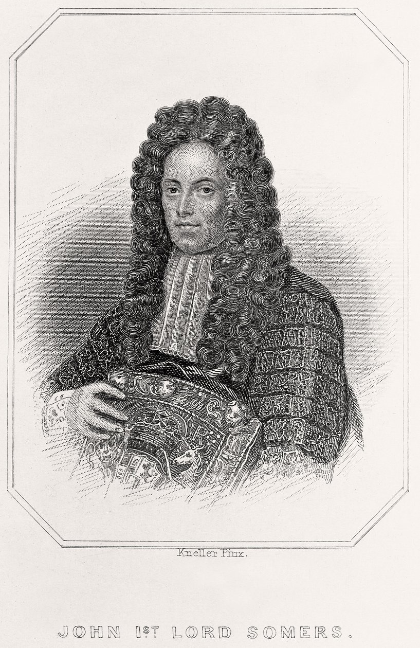 Portræt af John Somers, 1835 af English School