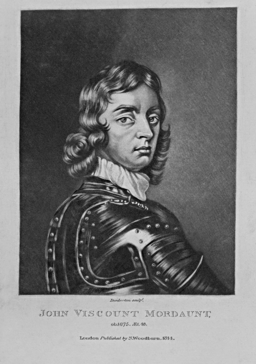 Portræt af John Viscount Mordaunt, fra 