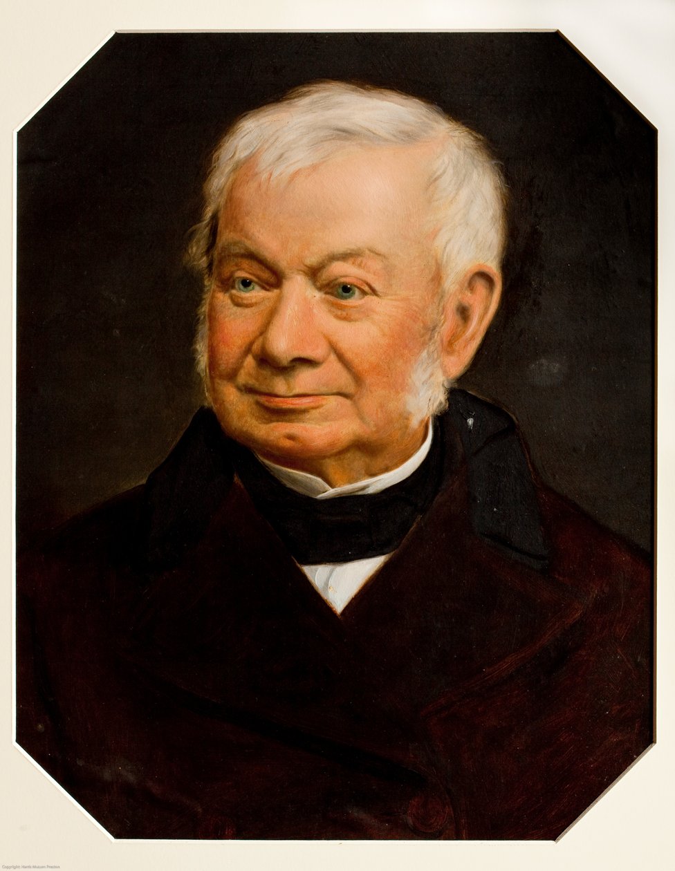 Portræt af Joseph Livesey (olie på papir) af English School