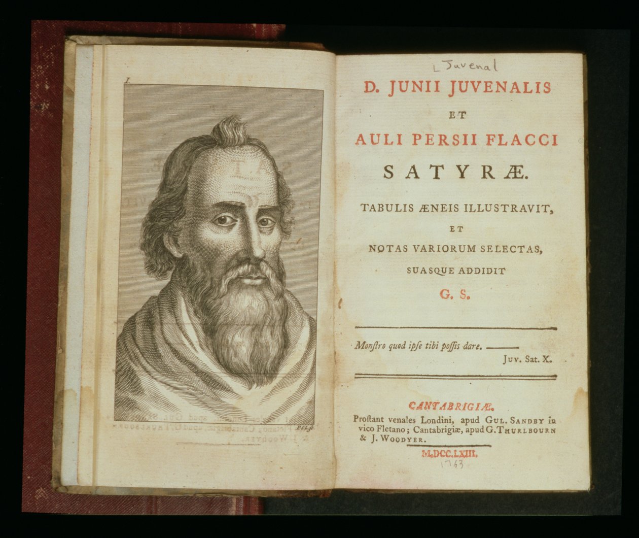 Portræt af Juvenal fra 