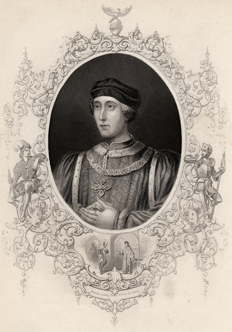 Portræt af kong Henrik VI af English School