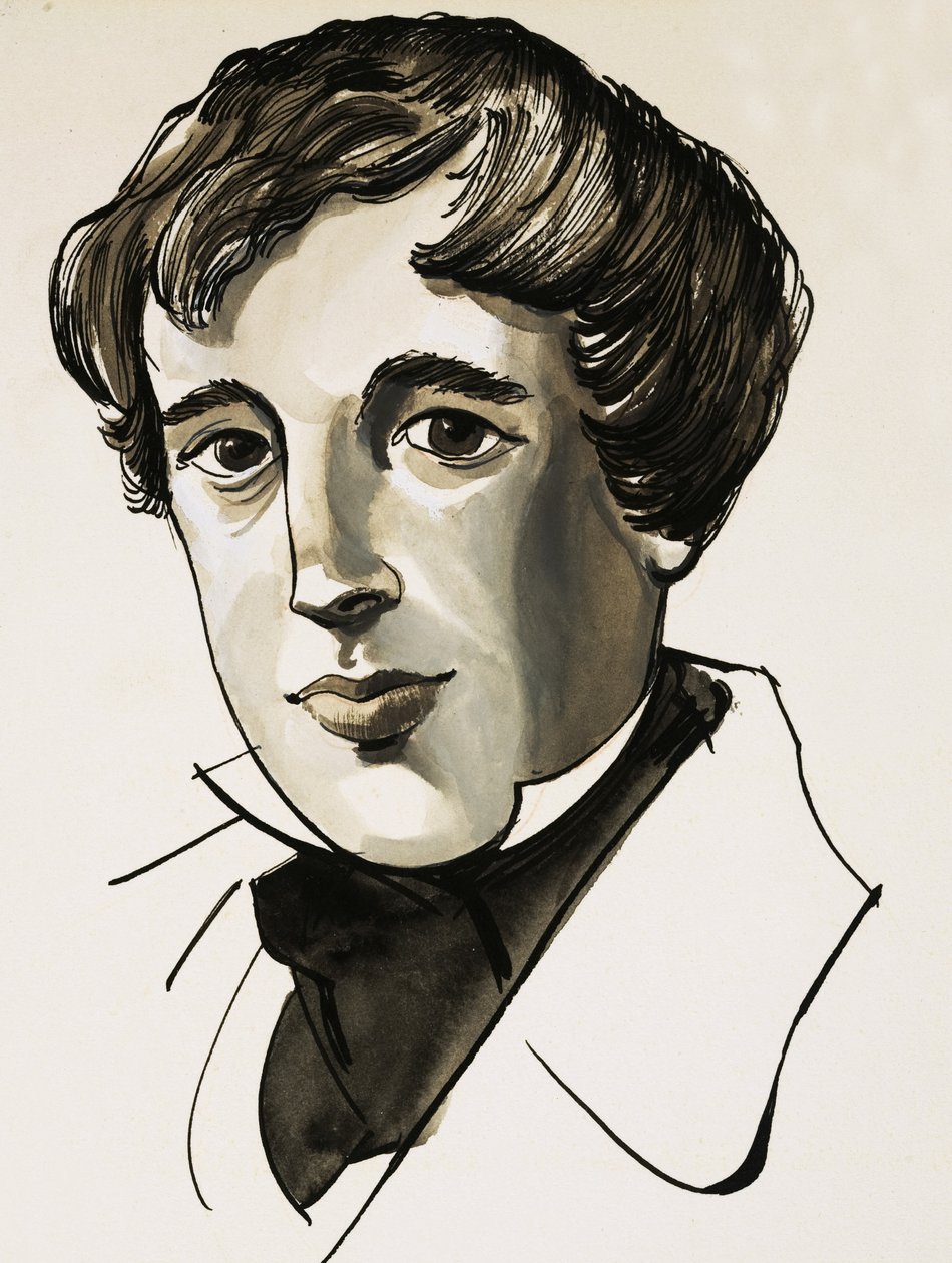 Portræt af Lord Byron af English School