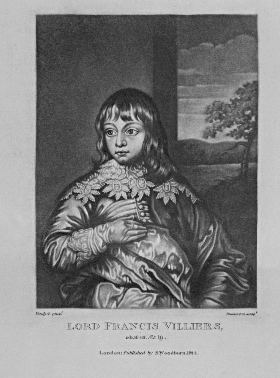 Portræt af Lord Francis Villiers. fra 