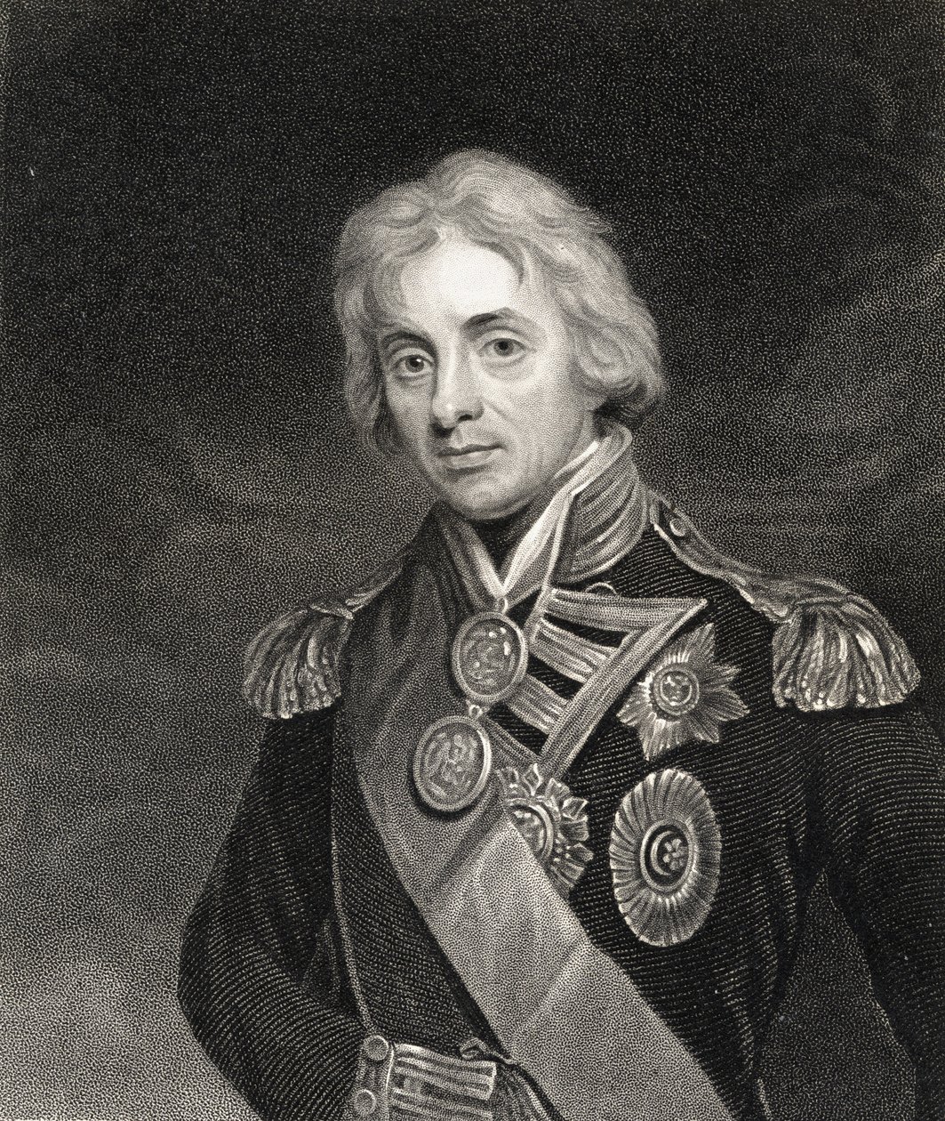 Portræt af Lord Horatio Nelson (1758-1805) af English School