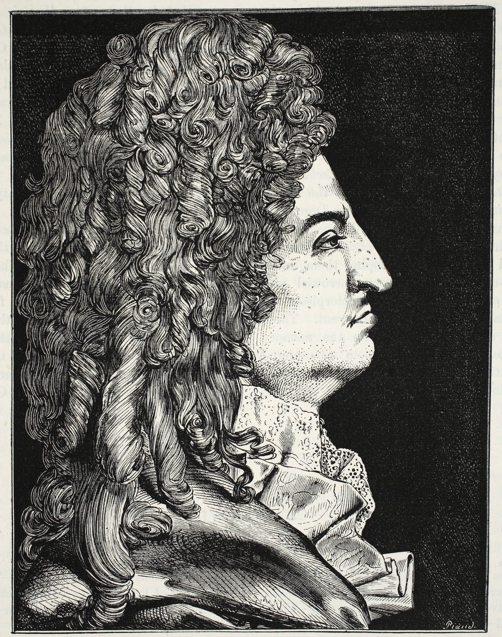 Portræt af Ludvig XIV af English School