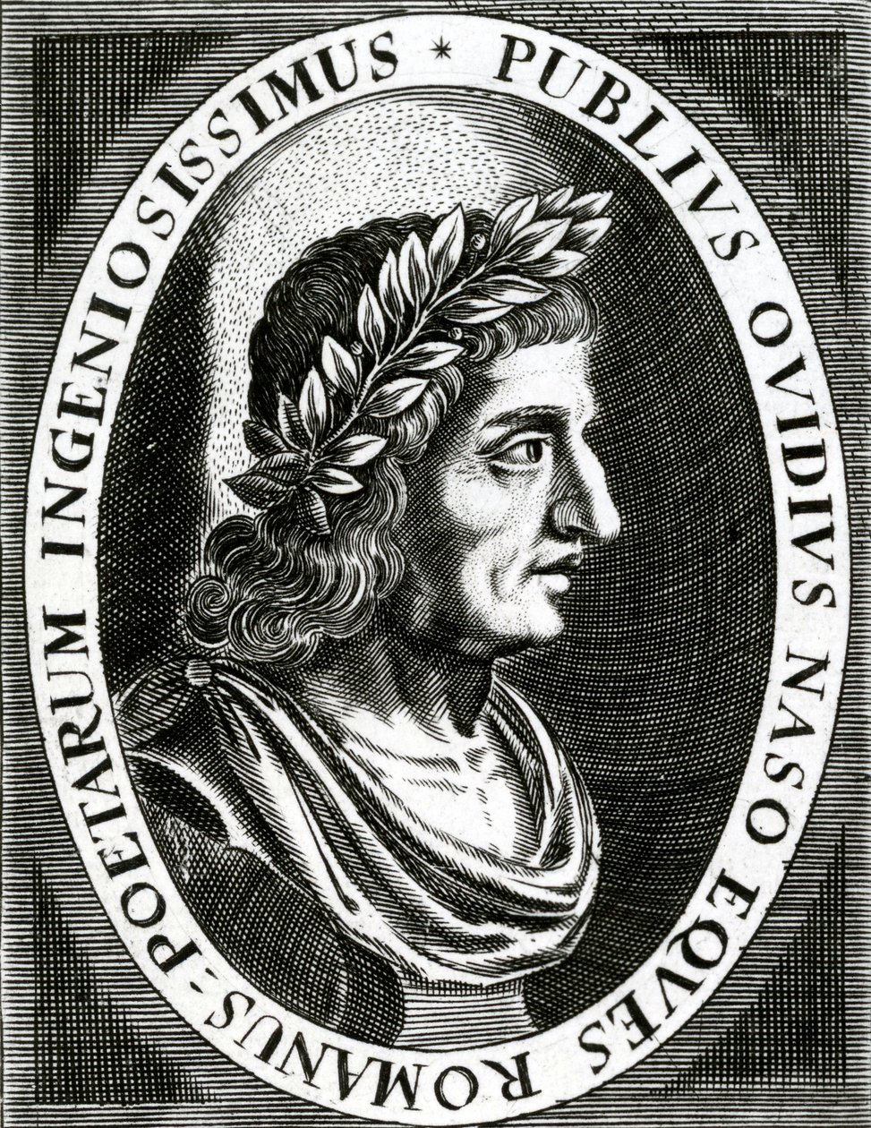 Portræt af Ovid, 1639 af English School