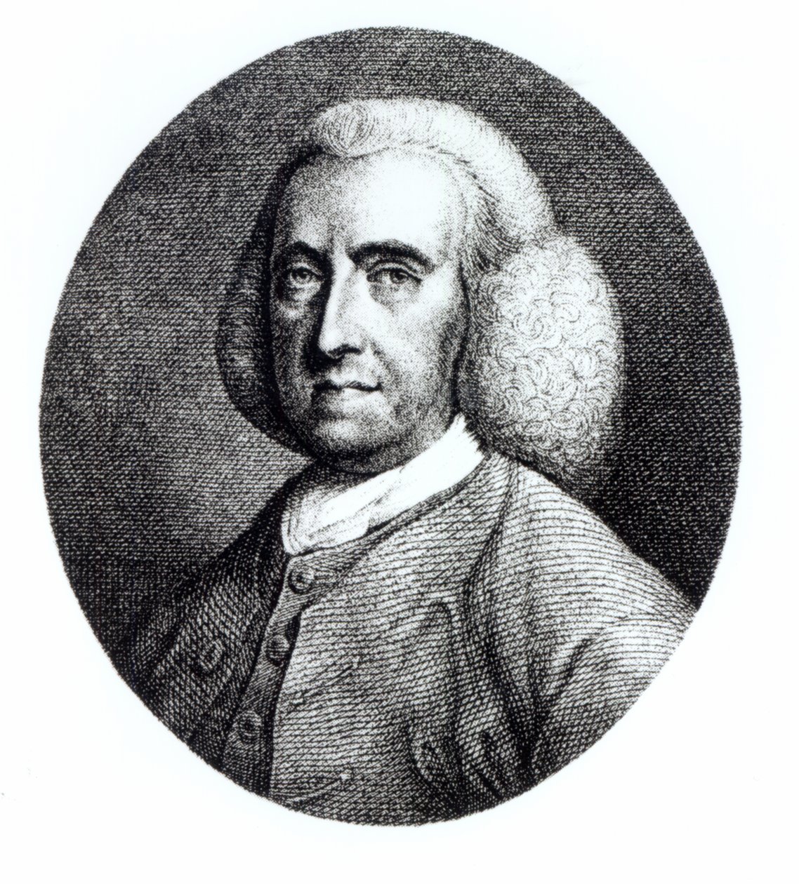 Portræt af Peter Collinson (1694-1768) af English School