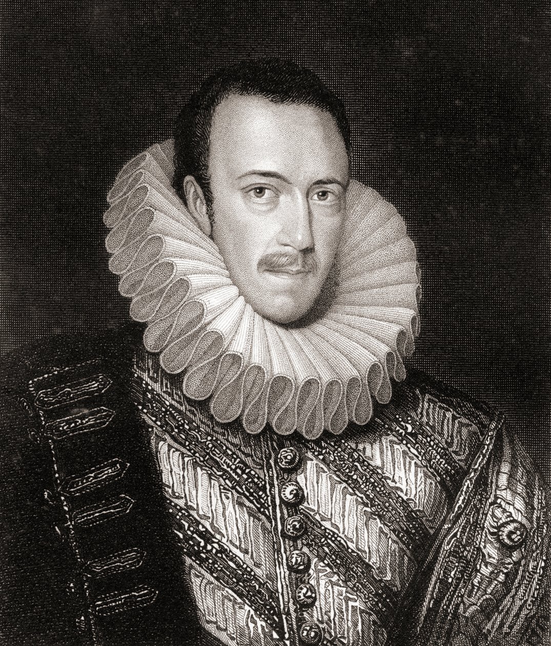Portræt af Philip Howard, 13. jarl af Arundel, fra Lodges British Portraits, 1823 af English School
