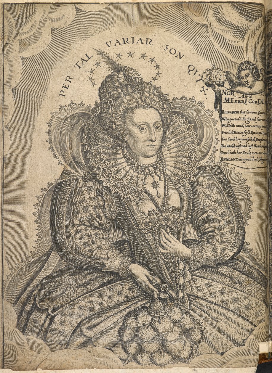 Portræt af dronning Elizabeth I af England af English School