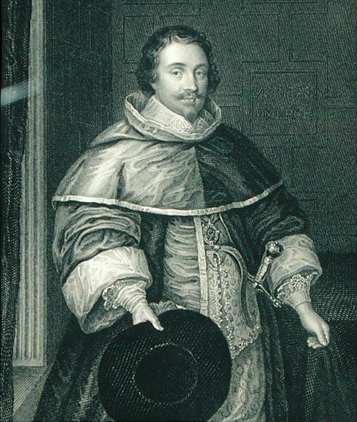 Portræt af Ralph Hopton (1596-1652) Baron Hopton, fra 