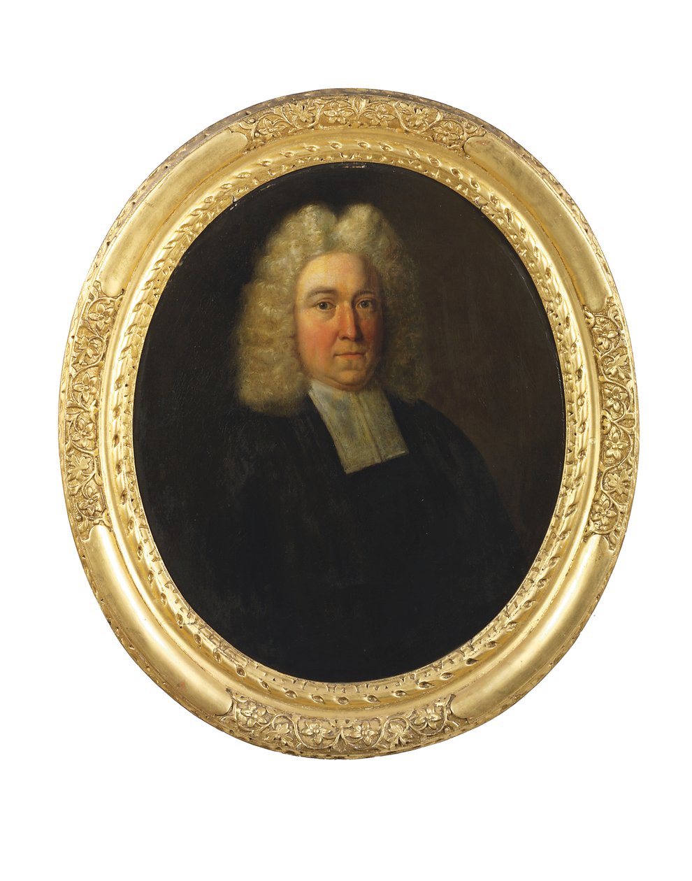 Portræt af pastor Joseph Cookson, begyndelsen af det 18. århundrede (olie på lærred) af English School