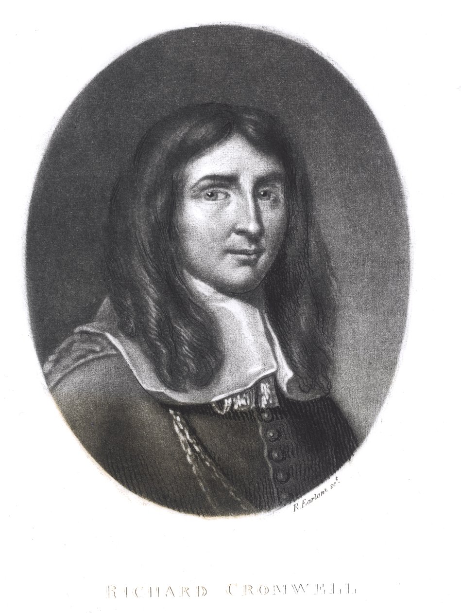 Portræt af Richard Cromwell (1626-1712) indgraveret af Richard Earlom (1743-1822) fra 