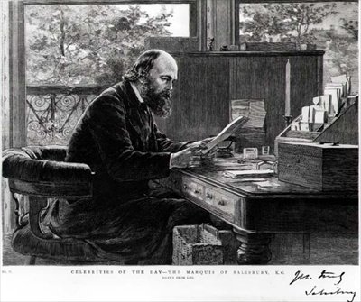 Portræt af Robert Arthur Talbot Gascoyne Cecil (1830-1903) Marquis of Salisbury, Drawn from Life, fra en serie, der skildrer 