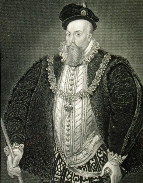 Portræt af Robert Dudley (1532-88) 1. jarl af Leicester, fra 