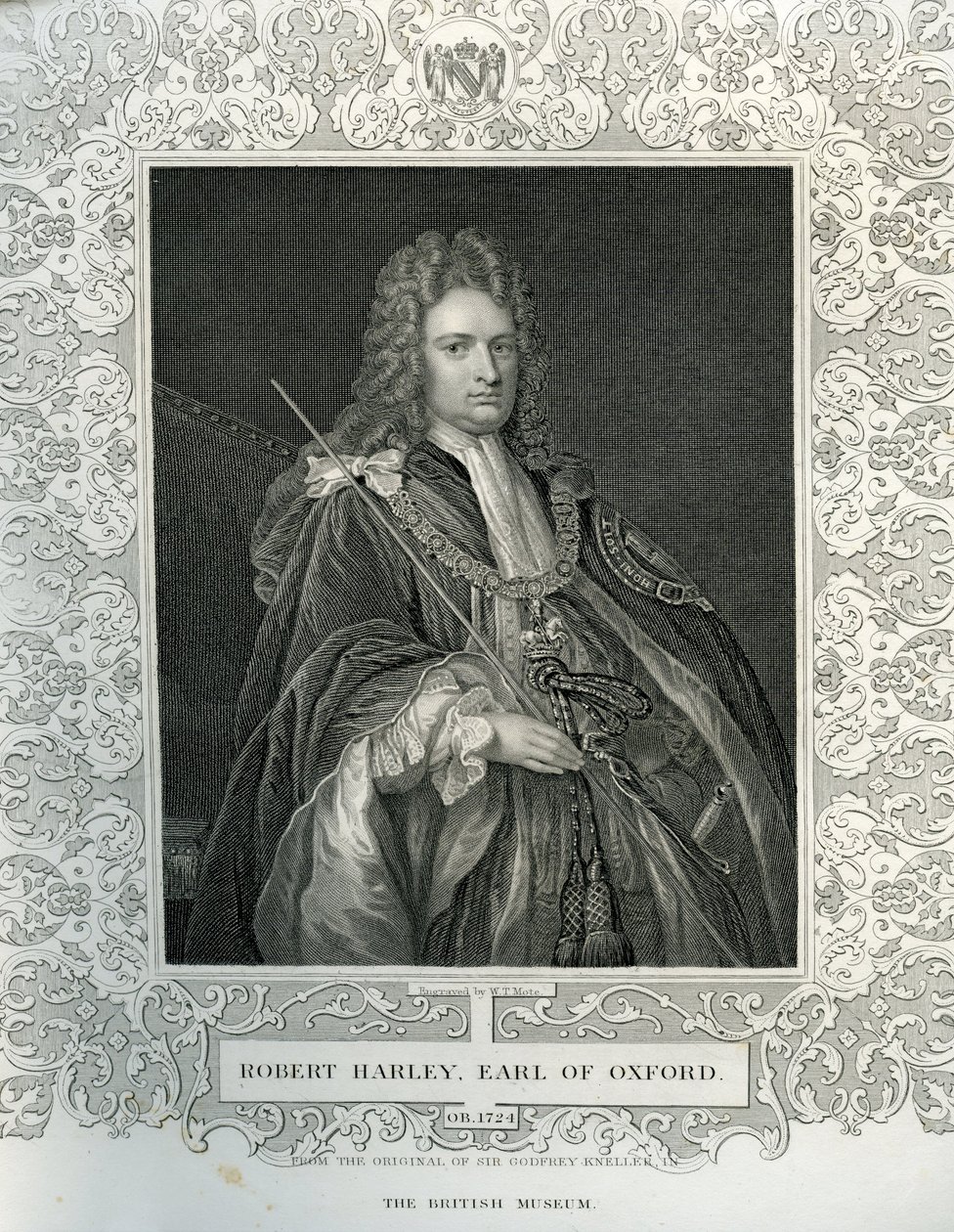 Portræt af Robert Harley, den første jarl af Oxford (1671-1724) af English School
