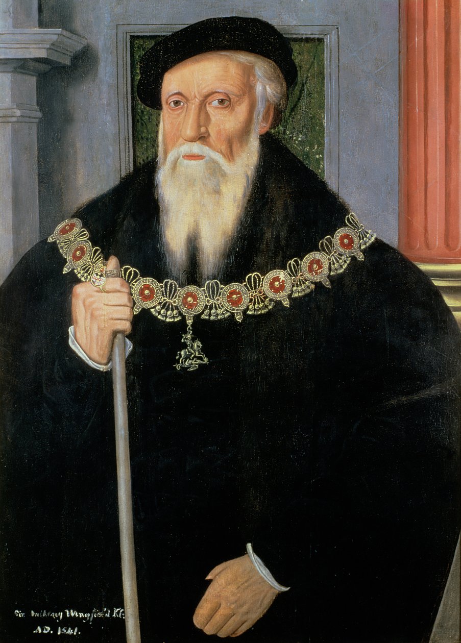 Portræt af Sir Anthony Wingfield af English School