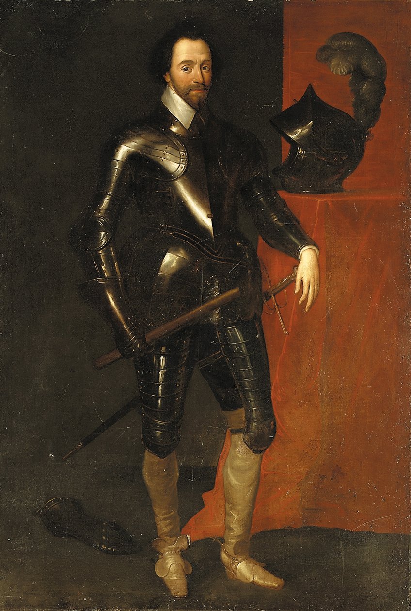 Portrait of Sir Charles Harborddani af English School