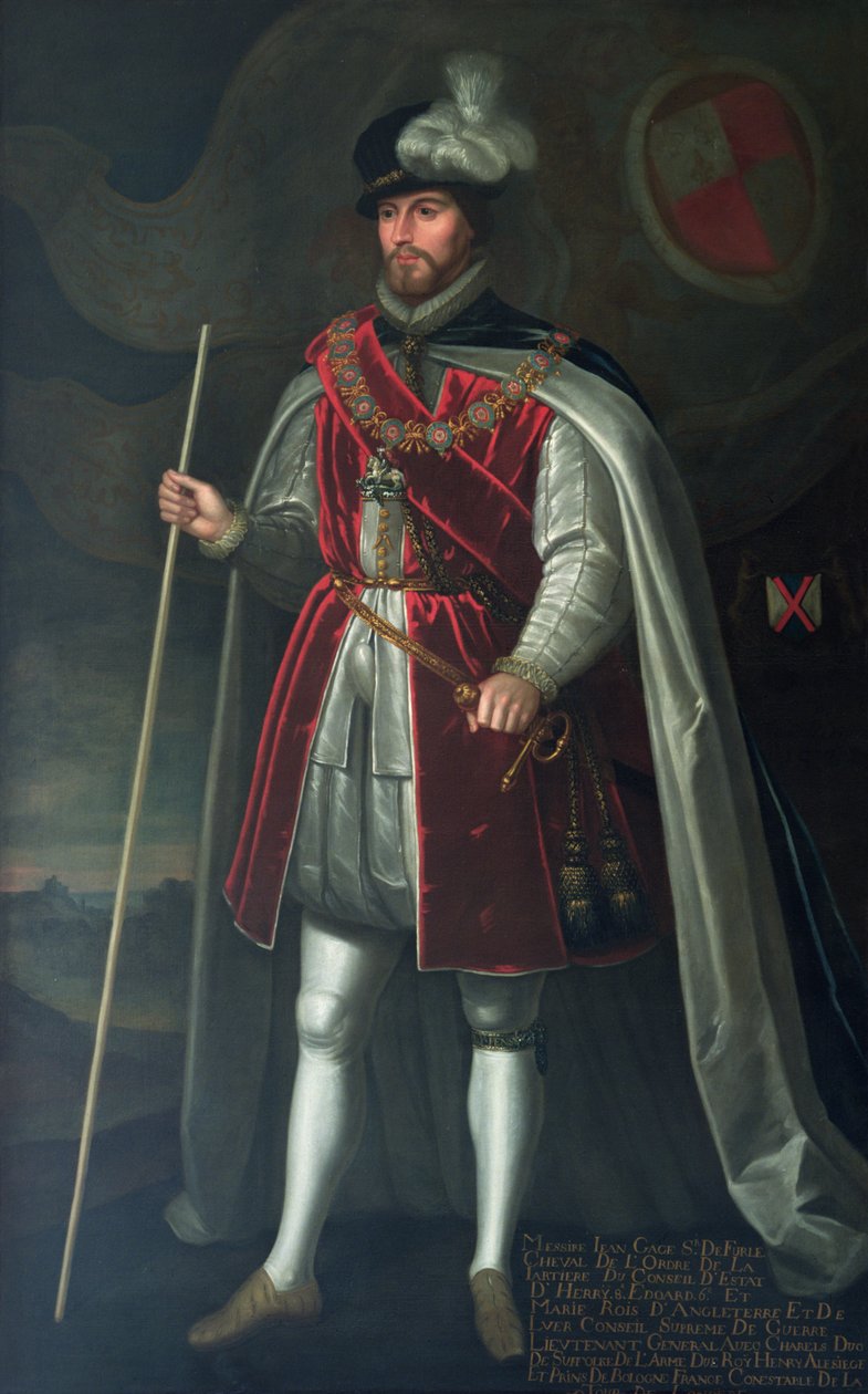 Portræt af Sir John Gage, K.G., begyndelsen af det 17. århundrede af English School