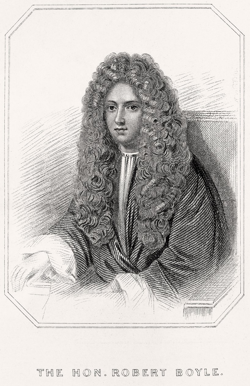 Portrait of The Honorable Robert Boyle, 1835dani af English School