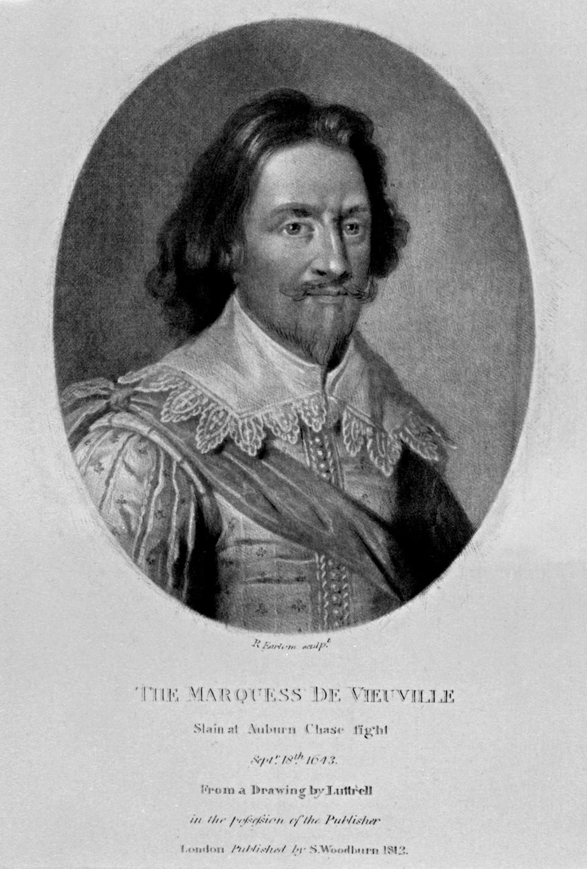 Portræt af markisen af Vieu Ville, fra 